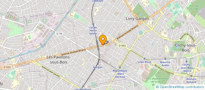 localisation de l'entreprise SOCIETE FRANCAISE D'AGENCEMENT DU BATIMENT à LIVRY-GARGAN