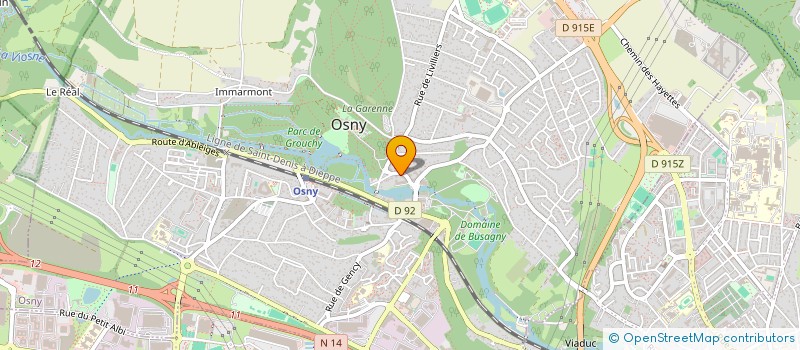 localisation de l'entreprise SOCIETE FRANCAISE D'AMELIORATION DE L'HABITAT  OSNY