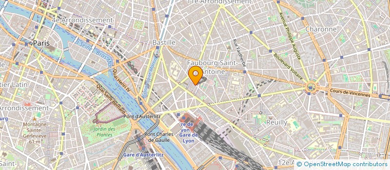 localisation de l'entreprise SOCIETE FRANCAISE D'AMEUBLEMENT à PARIS