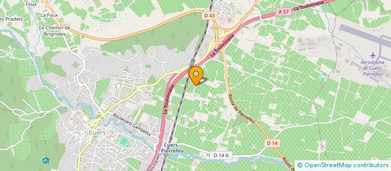 localisation de l'entreprise SOCIETE FRANCAISE D'ANALYSTES PRATICIENS JUNGIENS à CUERS