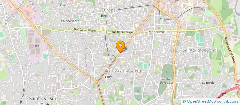 localisation de l'entreprise SOCIETE FRANCAISE D'APPLICATION DES ENERGIES RENOUVELABLES à TOURS
