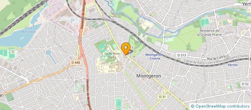 localisation de l'entreprise SOCIETE FRANCAISE D'APPLICATION ROUTIERE à MONTGERON