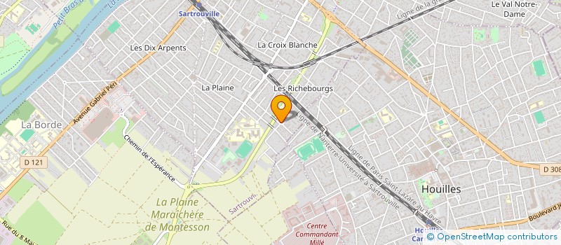 localisation de l'entreprise SOCIETE FRANCAISE D'ELECTROPHYSIQUE  SARTROUVILLE