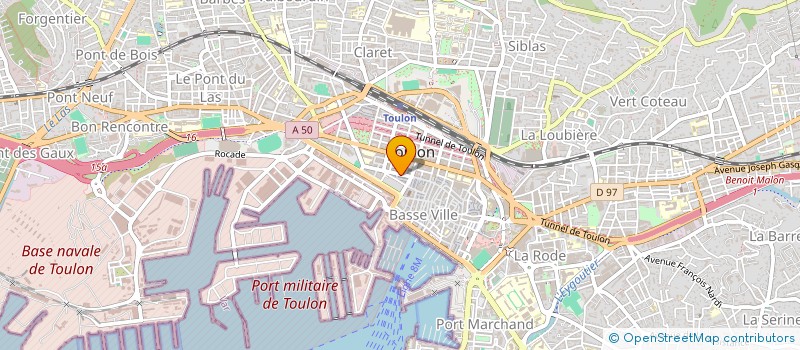 localisation de l'entreprise SOCIETE FRANCAISE D EQUIPEMENT à TOULON