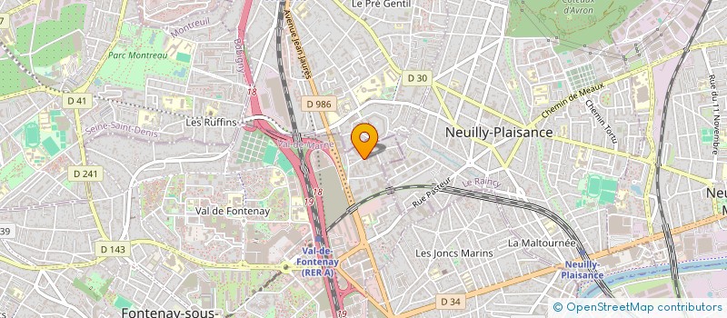 localisation de l'entreprise SOCIETE FRANCAISE D'ETANCHEITE à FONTENAY-SOUS-BOIS