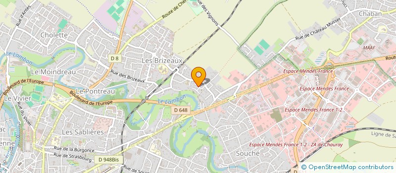 localisation de l'entreprise SOCIETE FRANCAISE D ETUDES ET REALISATION INDUSTRIELLE à BESSINES