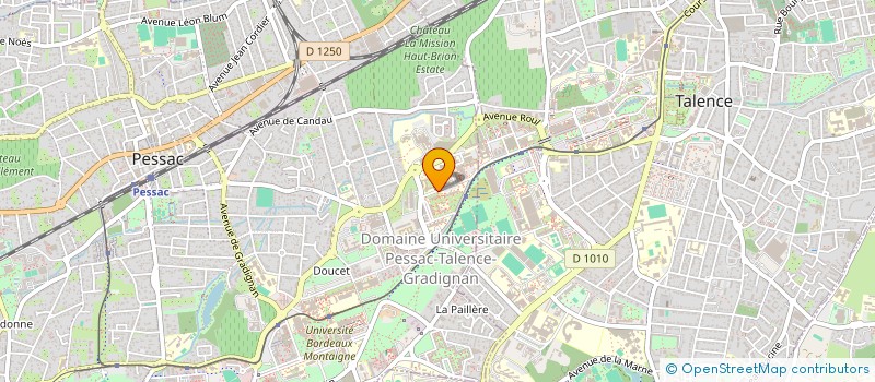 localisation de l'entreprise SOCIETE FRANCAISE D'EXOBIOLOGIE à PESSAC