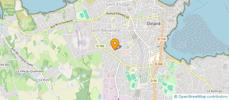 localisation de l'entreprise SOCIETE FRANCAISE D EXPORTATION  DINARD