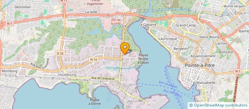 localisation de l'entreprise SOCIETE FRANCAISE D'EXPORTATION DE MATERIAUX D'EQUIPEMENT  BAIE-MAHAULT