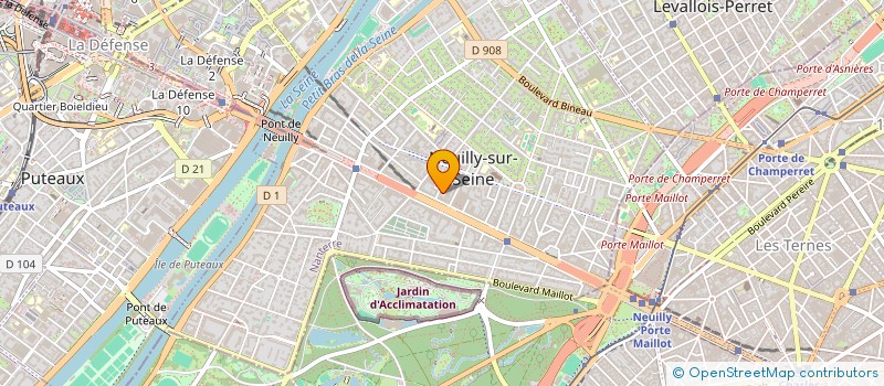 localisation de l'entreprise SOCIETE FRANCAISE D'EXPRESSION SCENIQUE à NEUILLY SUR SEINE