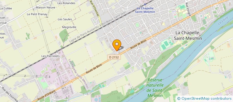 localisation de l'entreprise SOCIETE FRANCAISE D'INFORMATION ET DE PROMOTION à LA CHAPELLE-SAINT-MESMIN
