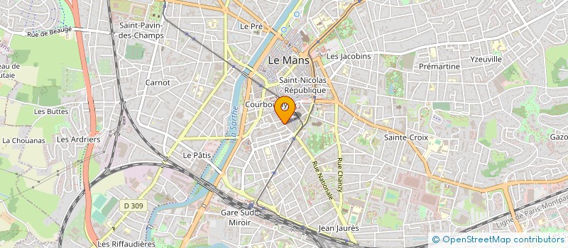 localisation de l'entreprise SOCIETE FRANCAISE D'INGENIERIE DE L'EAU à LE MANS