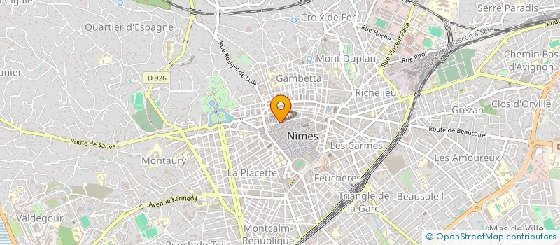 localisation de l'entreprise SOCIETE FRANCAISE D'ODONTOLOGIE PSYCHOSOMATIQUE ET SCIENCES HUMAINES SFOPSH  NIMES