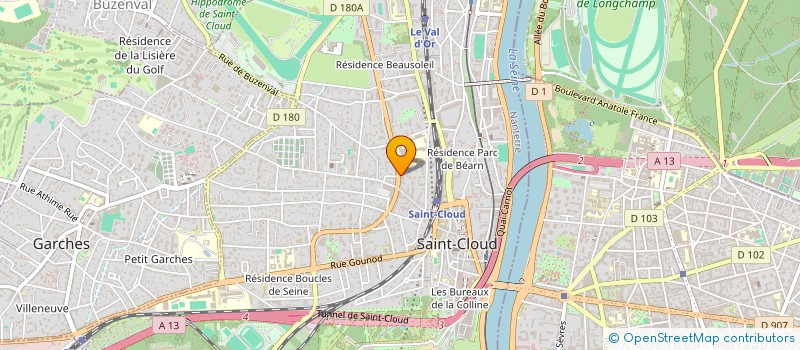 localisation de l'entreprise SOCIETE FRANCAISE D ORTHODONTIE LINGUALE à SAINT-CLOUD