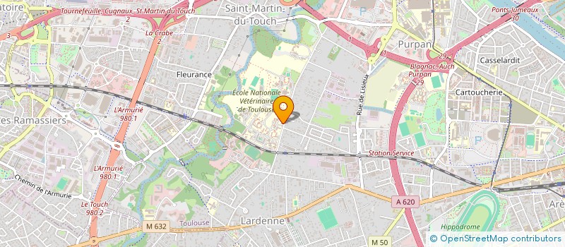 localisation de l'entreprise SOCIETE FRANCAISE DE BUIATRIE  TOULOUSE