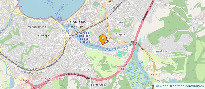 localisation de l'entreprise SOCIETE FRANCAISE DE COMBUSTIBLES ET DE MATERIEL à SAINT-JEAN-DE-LUZ