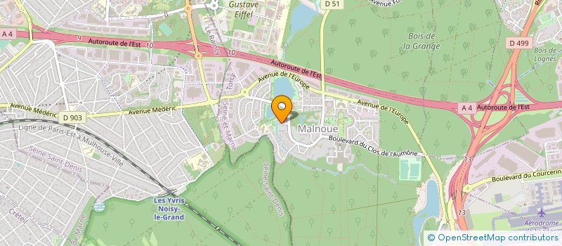 localisation de l'entreprise SOCIETE FRANCAISE DE COURSES à EMERAINVILLE