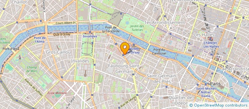 localisation de l'entreprise SOCIETE FRANCAISE DE CREATION FLORALE  PARIS