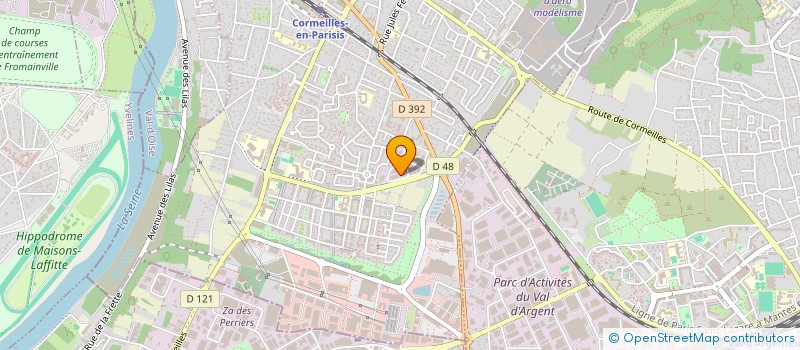 localisation de l'entreprise SOCIETE FRANCAISE DE DISTRIBUTION DE PRODUITS REPROGRAPHIQUES à CORMEILLES-EN-PARISIS
