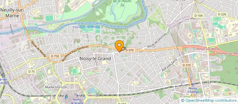 localisation de l'entreprise SOCIETE FRANCAISE DE DOCUMENTATION ET DE RECHERCHE EN MEDECINE GENERALE à NOISY-LE-GRAND