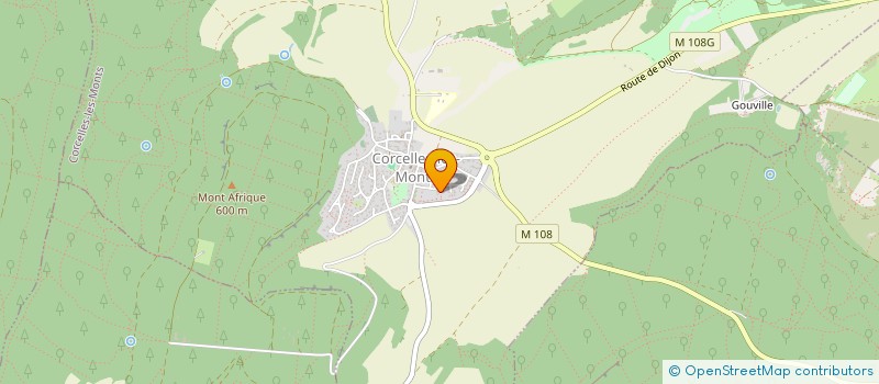 localisation de l'entreprise SOCIETE FRANCAISE DE DRY-NEEDLING  CORCELLES-LES-MONTS