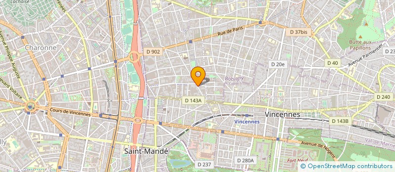 localisation de l'entreprise SOCIETE FRANCAISE DE FORMALITE à MONTREUIL