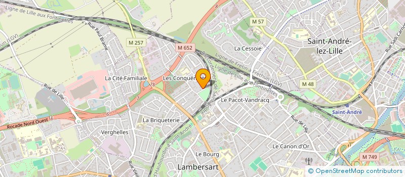 localisation de l'entreprise SOCIETE FRANCAISE DE GERODONTOLOGIE à LAMBERSART