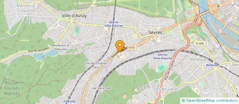 localisation de l'entreprise SOCIETE FRANCAISE DE GYNECOLOGIE à SEVRES