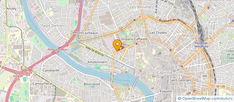 localisation de l'entreprise SOCIETE FRANCAISE DE KINESITHERAPIE VESTIBULAIRE à TOULOUSE