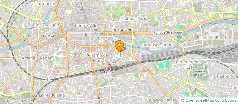 localisation de l'entreprise SOCIETE FRANCAISE DE L'ESCARRE  RENNES