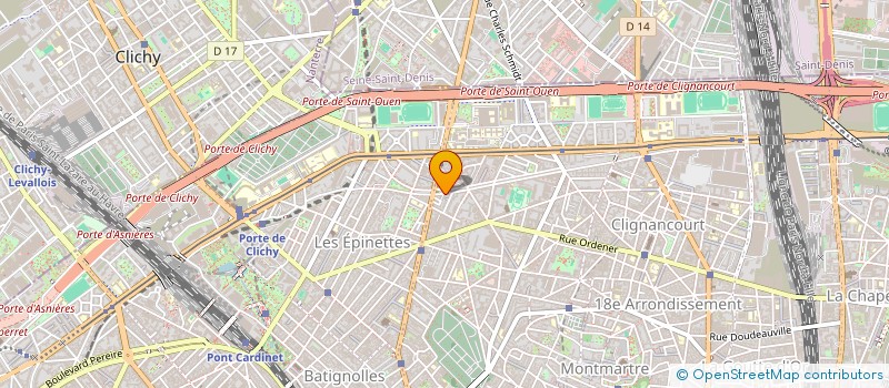 localisation de l'entreprise SOCIETE FRANCAISE DE LA CROIX BLEUE à PARIS
