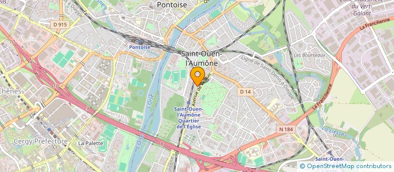 localisation de l'entreprise SOCIETE FRANCAISE DE MACONNERIE à SAINT-OUEN-L'AUMONE
