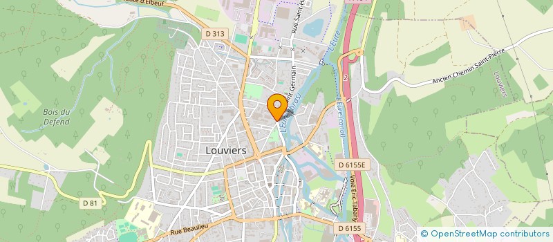 localisation de l'entreprise SOCIETE FRANCAISE DE METALLURGIE à LOUVIERS