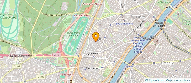 localisation de l'entreprise SOCIETE FRANCAISE DE NEGOCE AUTOMOBILE  PARIS