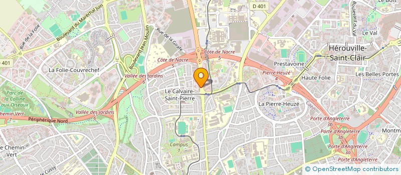 localisation de l'entreprise SOCIETE FRANCAISE DE NEONATOLOGIE à CAEN