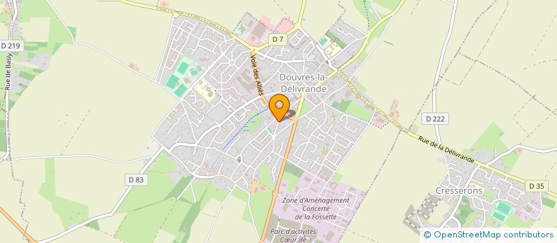 localisation de l'entreprise SOCIETE FRANCAISE DE PEDIATRIE MEDICO-LEGALE (SFPML) à DOUVRES-LA-DELIVRANDE