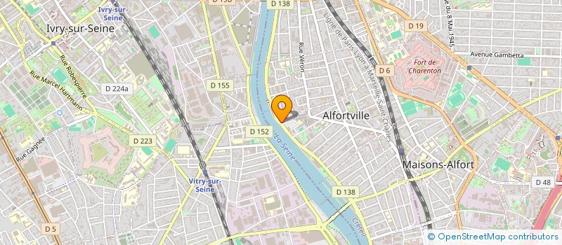 localisation de l'entreprise SOCIETE FRANCAISE DE PEINTURE ET DE RENOVATION à ALFORTVILLE
