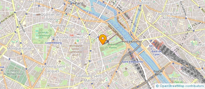 localisation de l'entreprise SOCIETE FRANCAISE DE PHYTOSOCIOLOGIE  PARIS