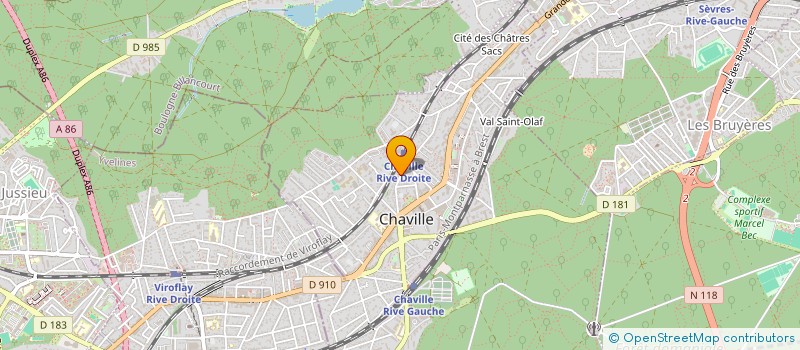 localisation de l'entreprise SOCIETE FRANCAISE DE PROMOTION DES AVANTAGES SOCIAUX ET SALARIES SOFRAPASS à CHAVILLE