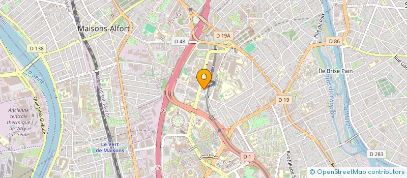 localisation de l'entreprise SOCIETE FRANCAISE DE PUBLICITE  CRETEIL