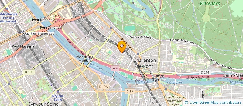 localisation de l'entreprise SOCIETE FRANCAISE DE RADIOACHAT à CHARENTON-LE-PONT