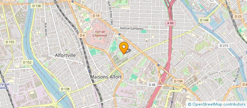 localisation de l'entreprise SOCIETE FRANCAISE DE REHABILITATION ET PROTHESE MAXILLO-FACIALE  MAISONS-ALFORT