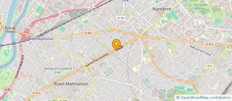 localisation de l'entreprise SOCIETE FRANCAISE DE SERVICES ET DE DEVELOPPEMENT INDUSTRIEL ET COMMERCIAL - CIDES à NANTERRE