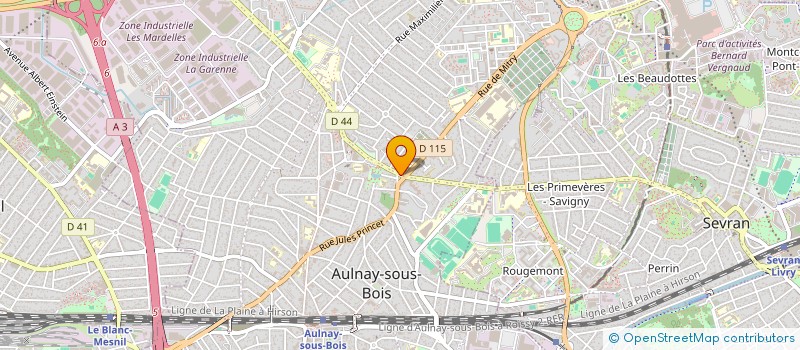 localisation de l'entreprise SOCIETE FRANCAISE DE TRAVAUX ET DE BATIMENT à AULNAY-SOUS-BOIS