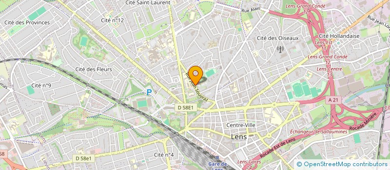 localisation de l'entreprise SOCIETE FRANCAISE DES BARRIERES NEUROVASCULAIRES  LENS