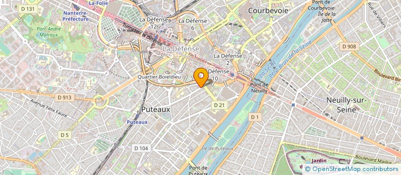 localisation de l'entreprise SOCIETE FRANCAISE DES INGENIEURS DES PLASTIQUES à PUTEAUX
