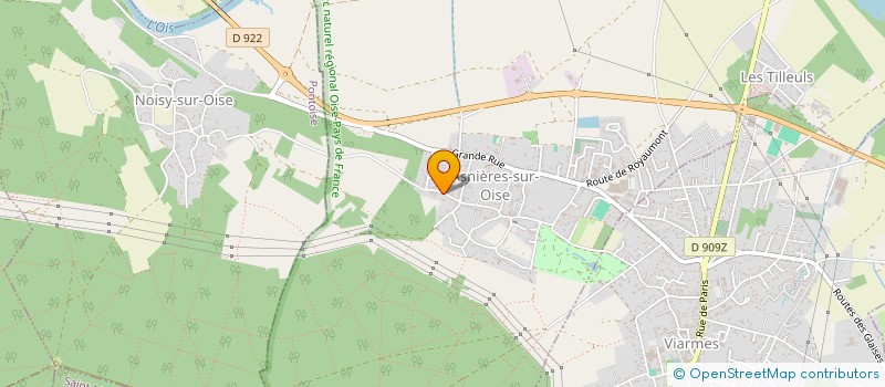 localisation de l'entreprise SOCIETE FRANCAISE DES MASSEURS KINESISTHERAPEUTES DU SPORT (SFMKS)  ASNIERES-SUR-OISE