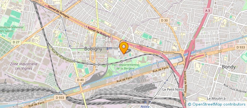 localisation de l'entreprise SOCIETE FRANCAISE DES METAUX à BOBIGNY
