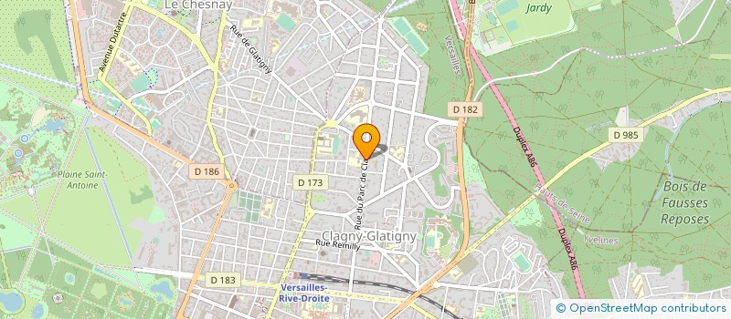 localisation de l'entreprise SOCIETE FRANCAISE DES PARFUMEURS à VERSAILLES