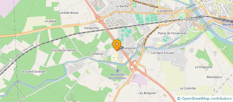 localisation de l'entreprise SOCIETE FRANCAISE DU BATIMENT à BEZIERS